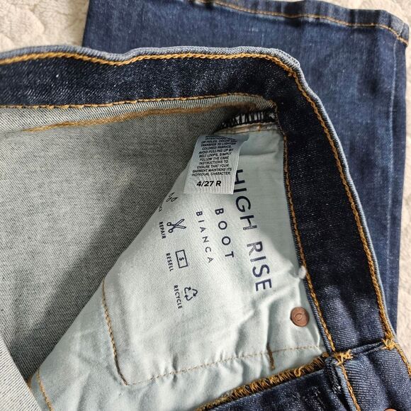 Lucky High Rise Bootcut jeans Bianca boot 27 4 dark wash - Picture 5 of 6